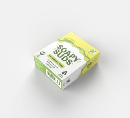 Lemongrass Soap Bar, Soapy Suds 100g